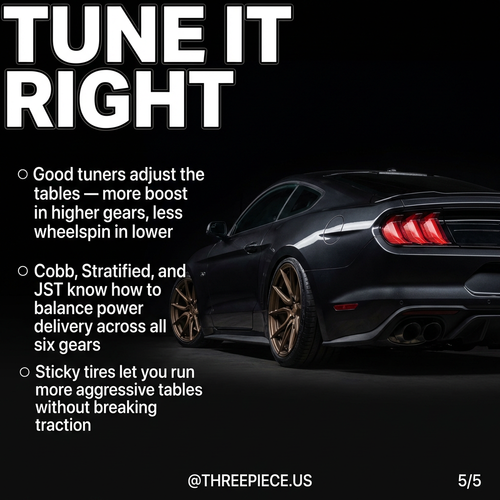 EcoBoost Mustang proper boost-by-gear tuning setup