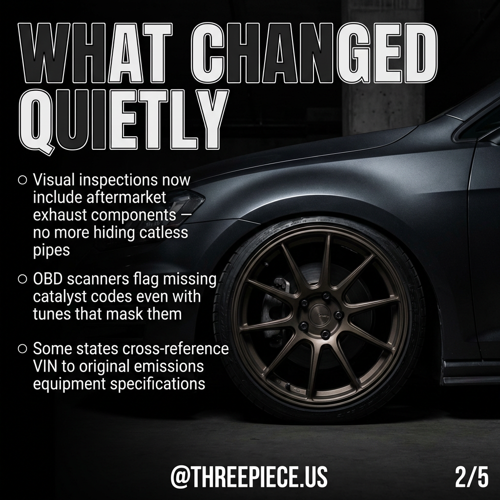 OBD scanner detecting missing catalytic converter codes