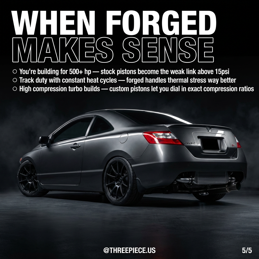 High horsepower K-series track build with forged internals