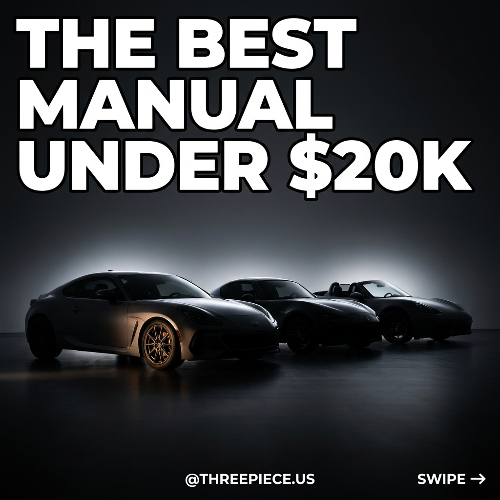 Best manual sports cars under 20K including Infiniti G37, GT86, and Miata