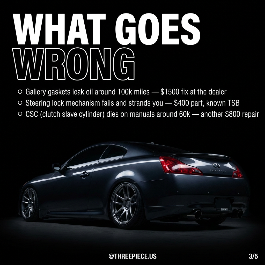 Infiniti G37S Sport Package showing Akebono brakes and LSD components