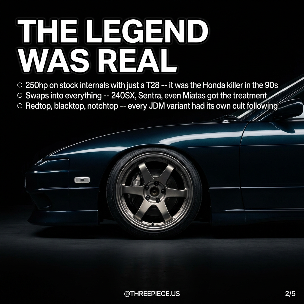 SR20DET redtop blacktop notchtop variants comparison