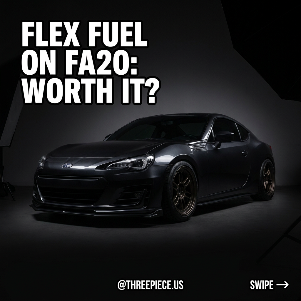FA20 BRZ flex fuel kit E85 mod guide