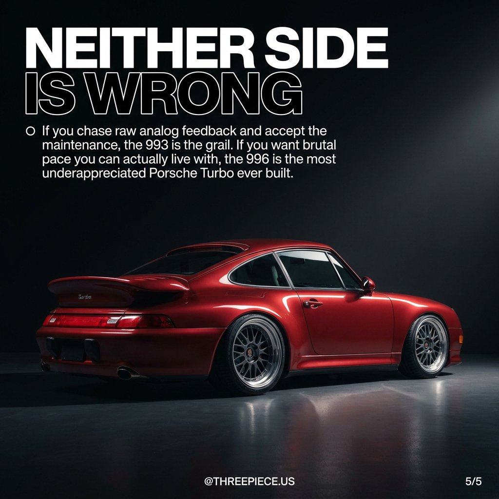 Porsche 911 Turbo with aftermarket wheels and lowered suspension showing aggressive fitment