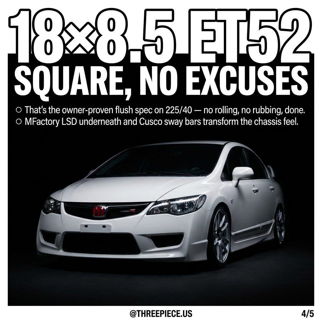 FD2 Civic Type R suspension and LSD upgrades for track use