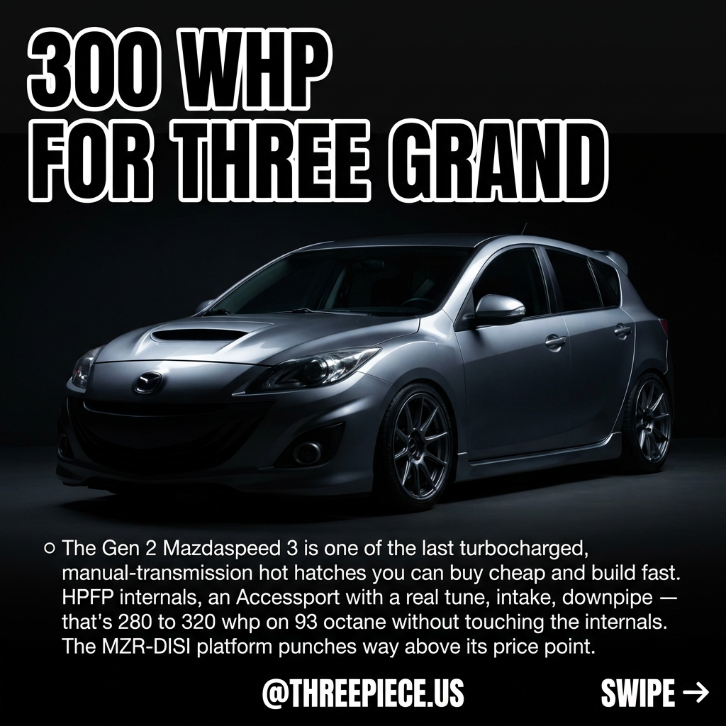 2010-2013 Mazdaspeed 3 Gen 2 turbo hatch build guide