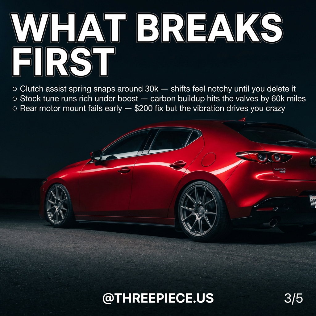 Mazda3 Turbo manual transmission and all-wheel drive system
