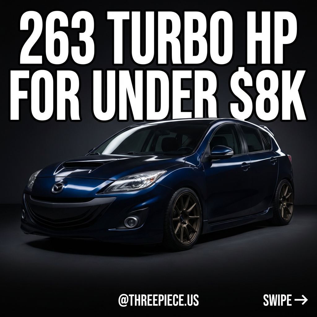 2010-2013 Mazdaspeed 3 BL turbo hatch front three-quarter view