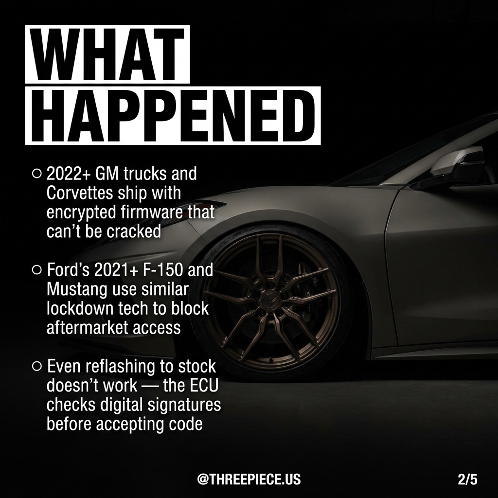 Ford F-150 and Mustang ECU lockdown blocking HP Tuners