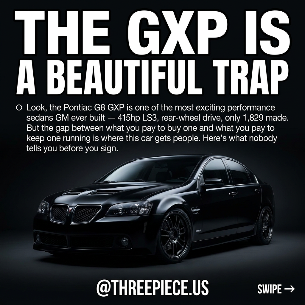 Pontiac G8 GXP LS3 performance sedan front view