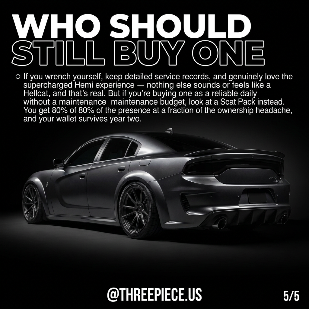 Dodge Charger Hellcat vs Scat Pack comparison for buyers