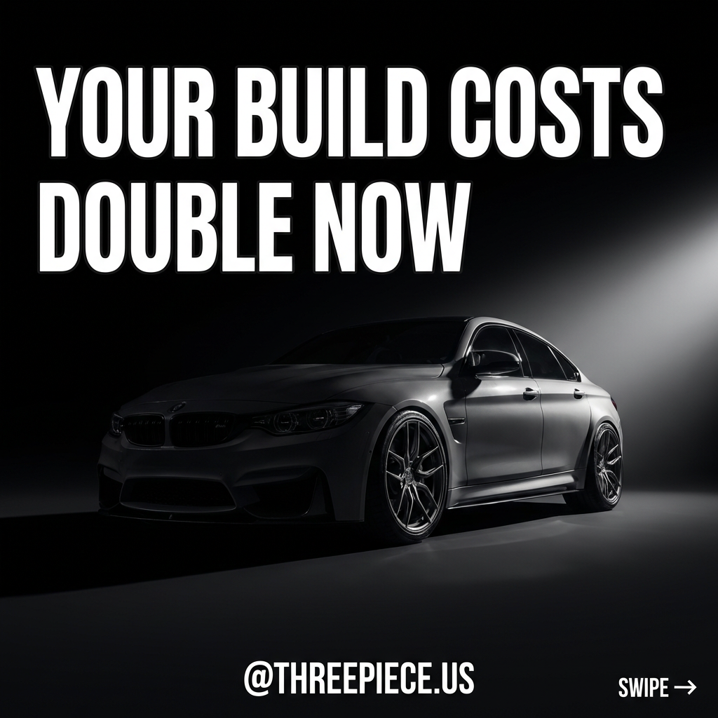 Performance car dealer markup pricing comparison showing OEM vs aftermarket costs