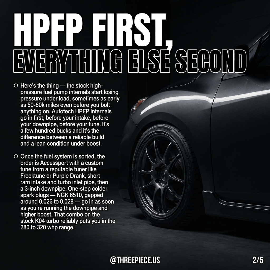 Mazdaspeed 3 HPFP internals upgrade mod order