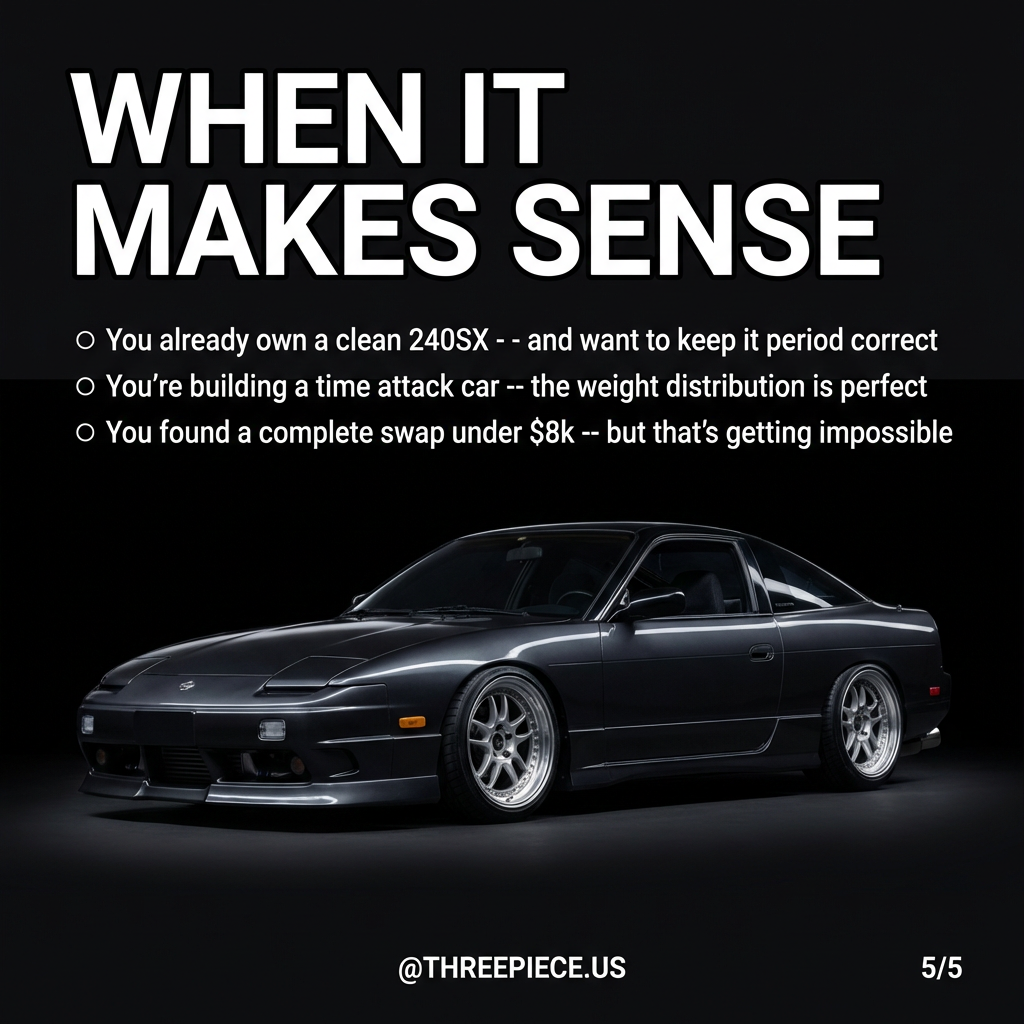 Clean 240SX with period-correct SR20DET swap