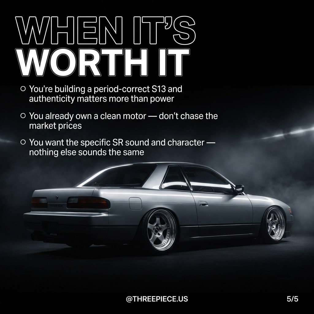 Period-correct S13 240SX with authentic SR20DET swap