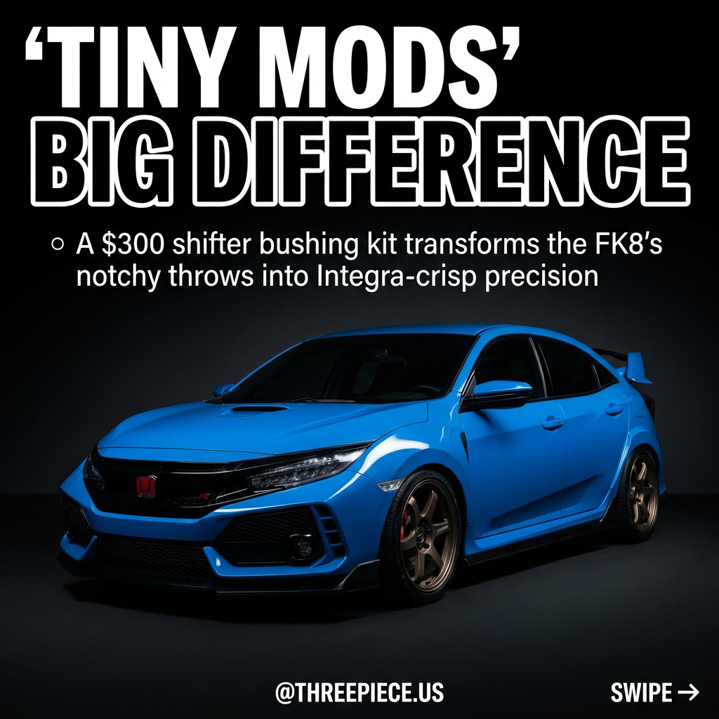 FK8 Type R shifter bushing upgrade micro-modifications