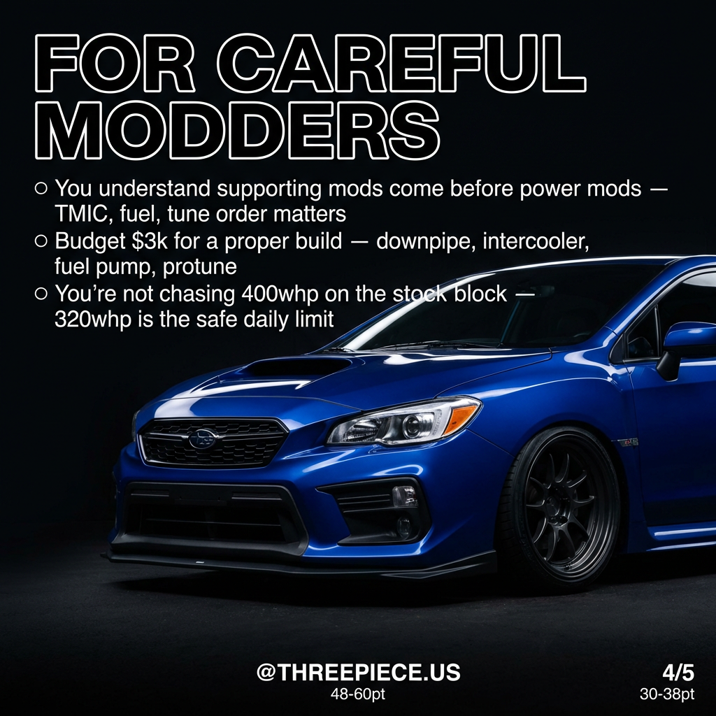Failed Subaru WRX FA20 piston showing ringland damage from lean conditions