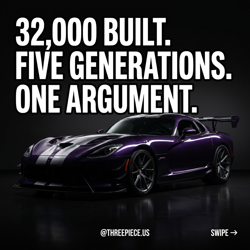 Dodge Viper history every generation ranked with V10 engine lineup