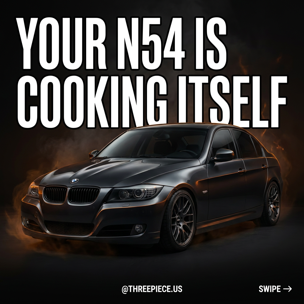 E90 335i N54 oil cooler upgrade guide for track use