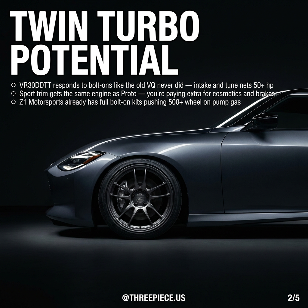 Nissan Z dyno results showing VR30 twin turbo making 450 wheel horsepower stock