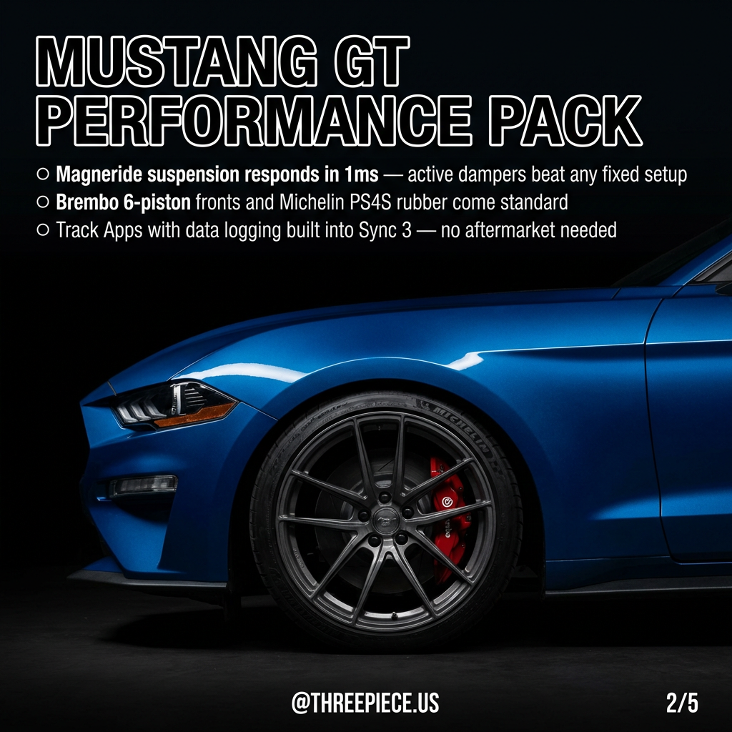 Mustang GT Performance Pack MagneRide suspension system