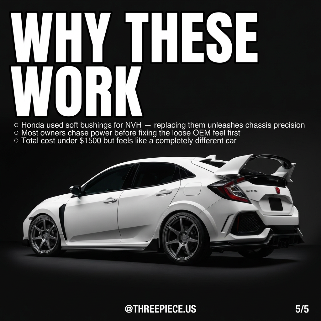 FK8 Type R alignment specifications camber adjustment