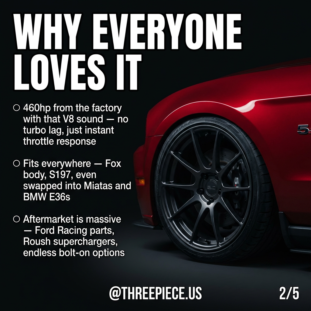 Coyote 5.0 engine swap in classic Mustang Fox body