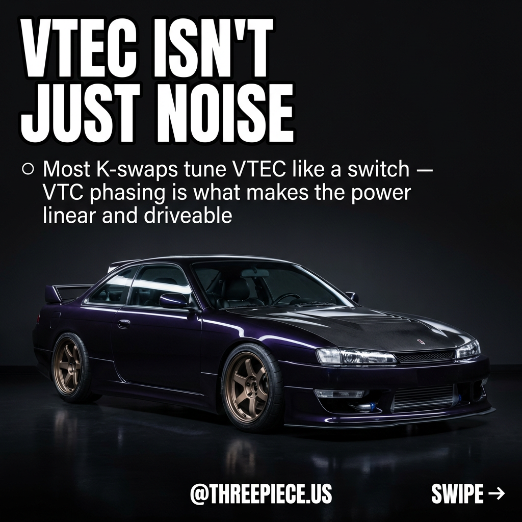 K20 K24 engine swap VTEC VTC tuning S-chassis 240SX