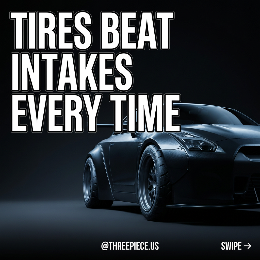 Hot hatch with performance tires vs cold air intake comparison