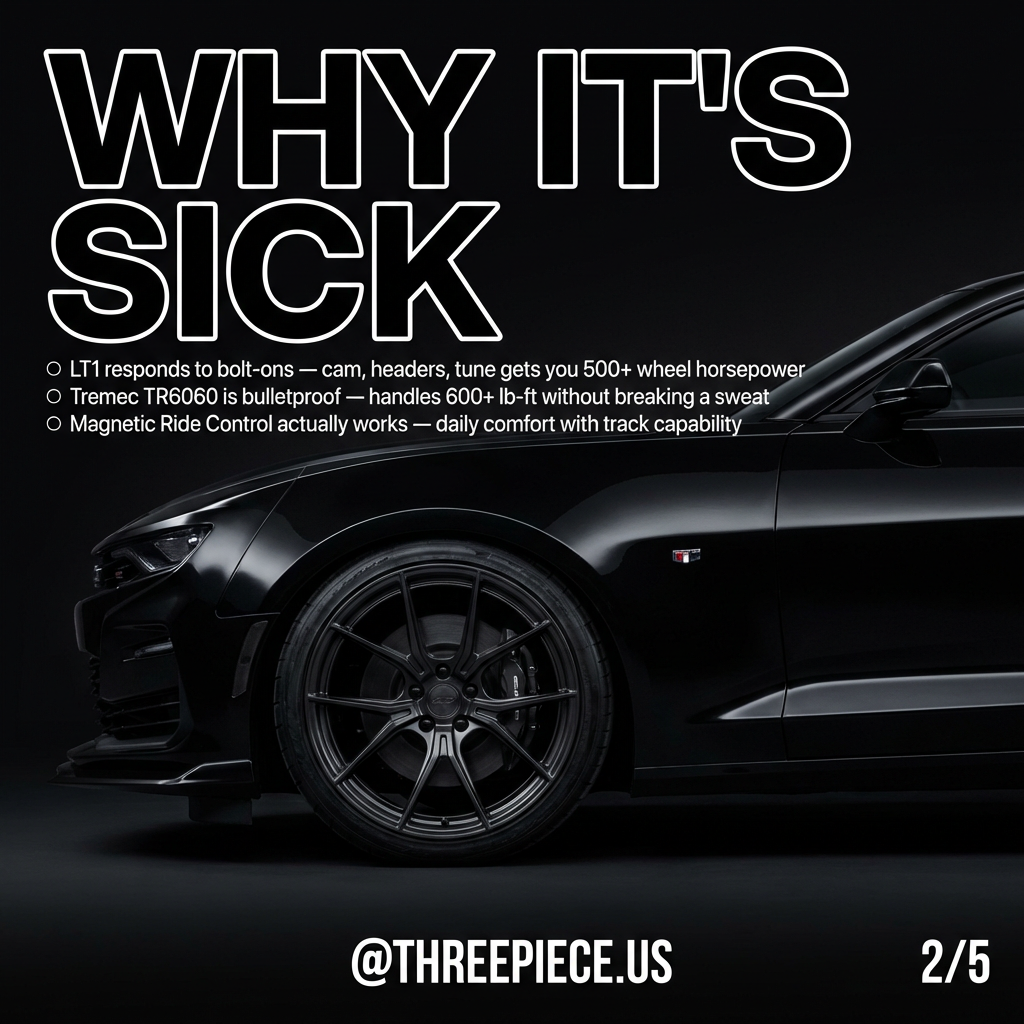 Camaro SS LT1 engine dyno numbers showing underrated factory power