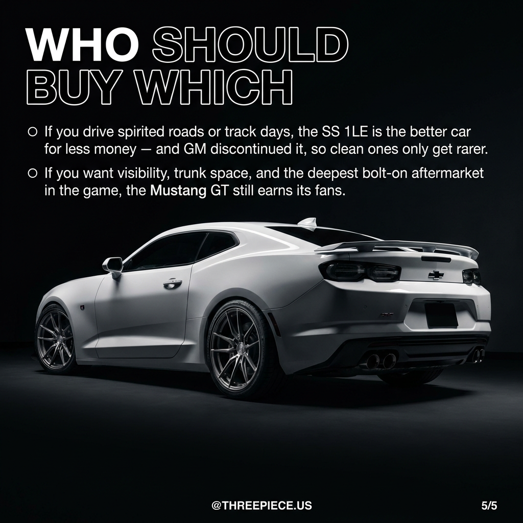 Chevy Camaro SS 1LE with 20x10 and 20x11 5x120 aftermarket wheels