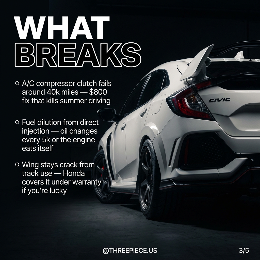 FK8 Type R common failure points and maintenance issues