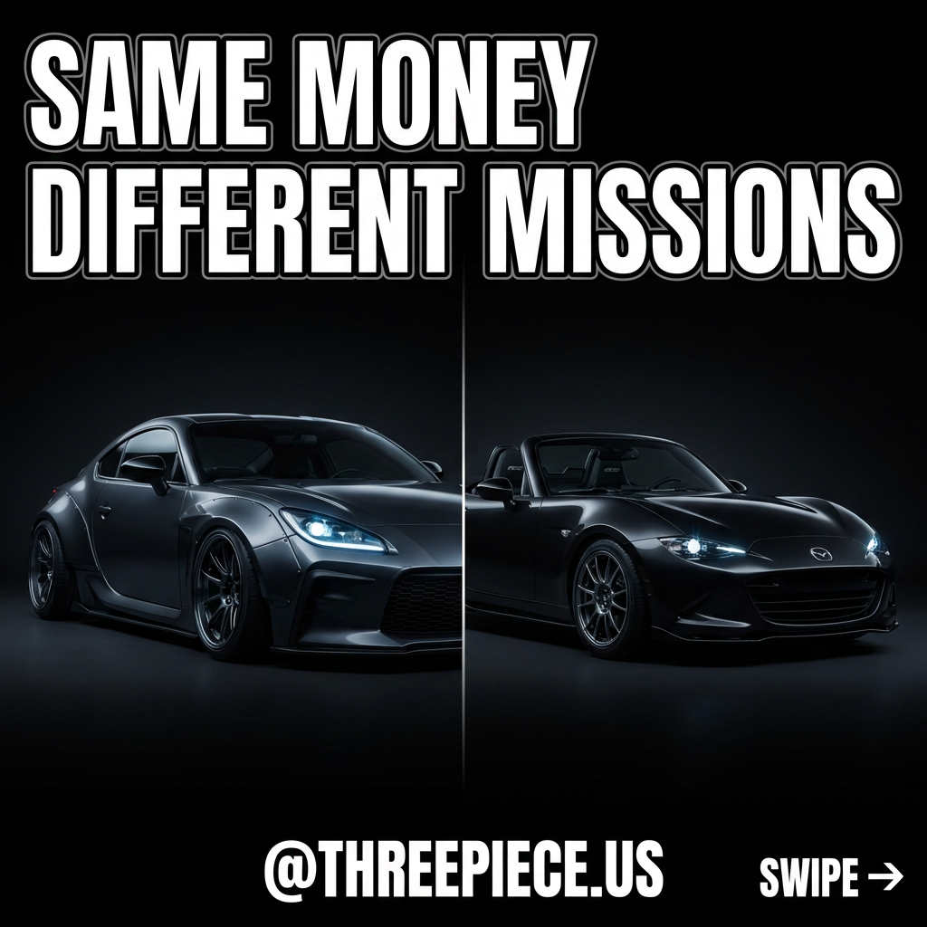 GR86 FA24 vs K-swapped ND Miata canyon carver comparison