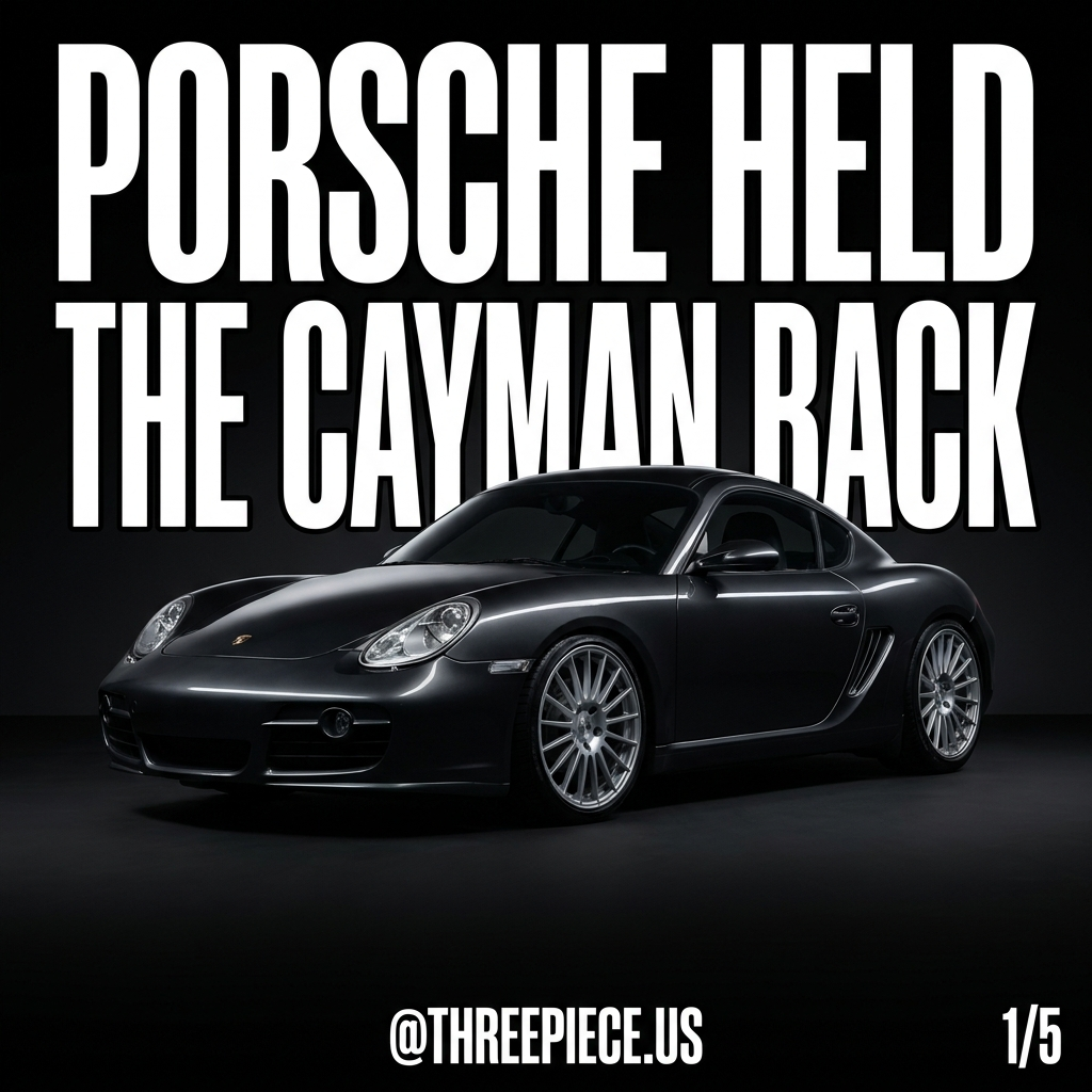 Porsche Cayman generations ranked from 987 to 981 to 718