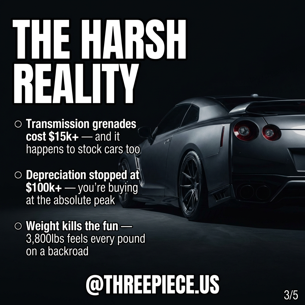 GT-R transmission failure expensive maintenance costs