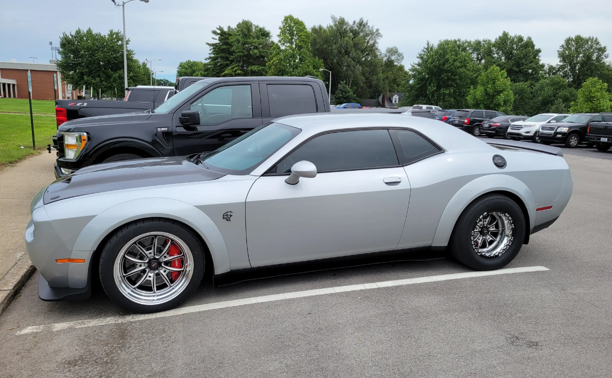 widebody challenger drag wheels tires