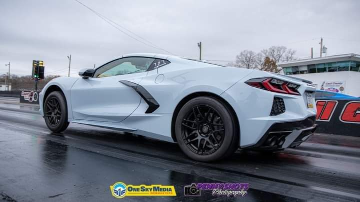 c8 corvette drag racing wheels