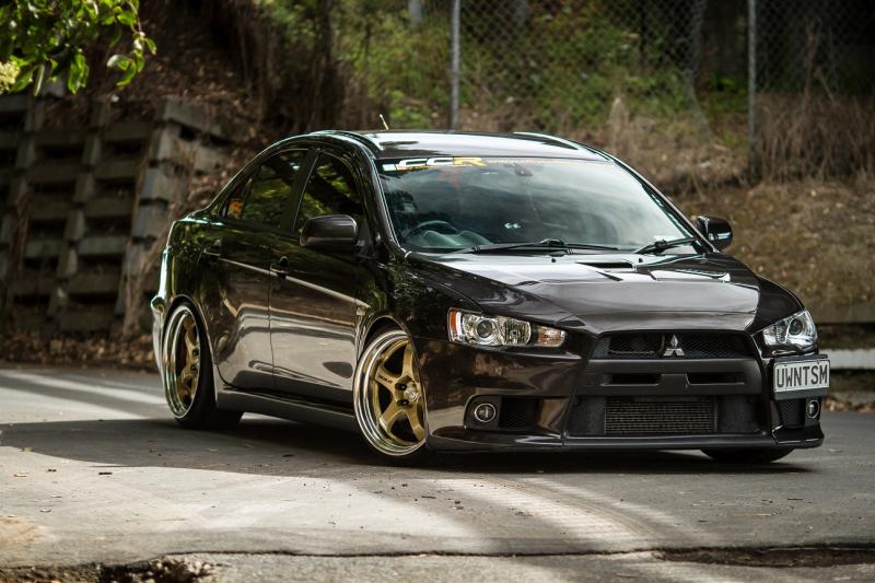 EVO X on work meister wheels