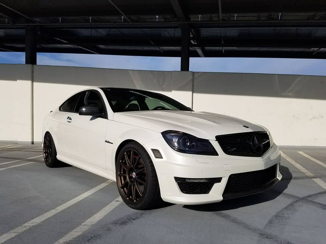 C63 AMG flush fitment HRE wheels