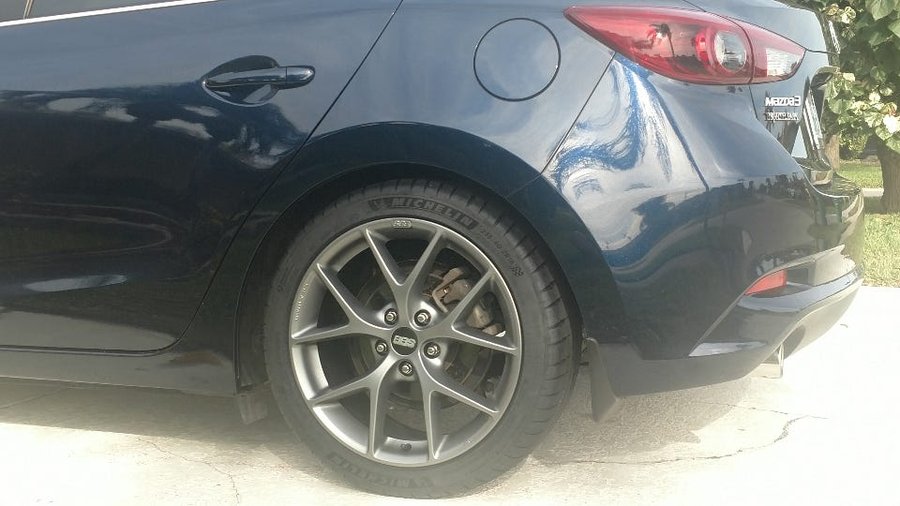 Mazda 3 Wheel Fitment Guide (2023-2026) Mazda 3 aftermarket wheel fitment guide — 2023-2026 models with 5x114.3mm bolt pattern