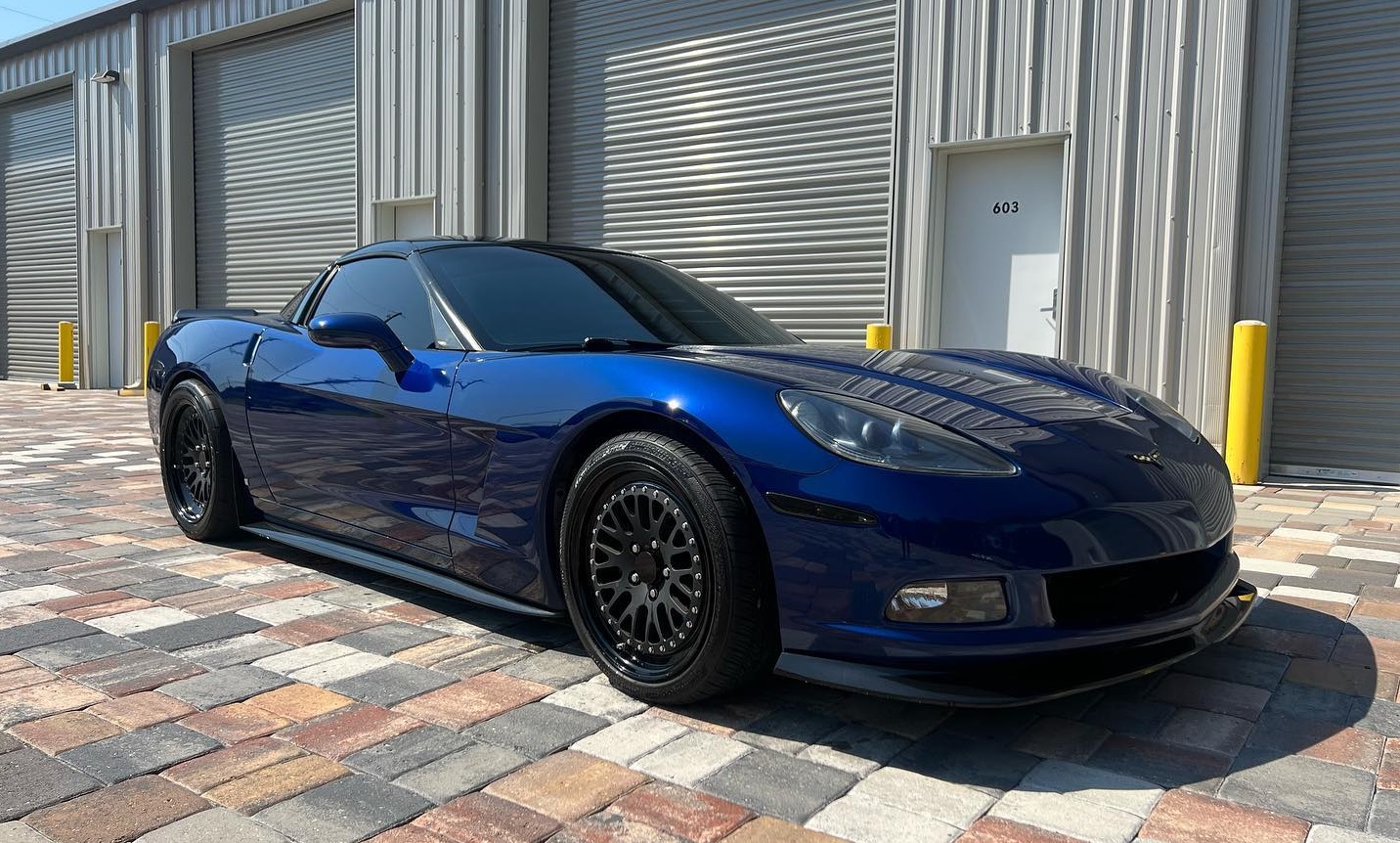 ccw classic wheels on narrow body vette