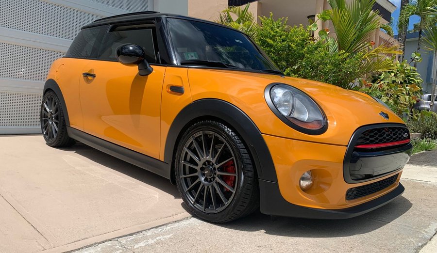 Mini Cooper aftermarket wheels Mini Cooper with aftermarket wheels — 5x112mm fitment