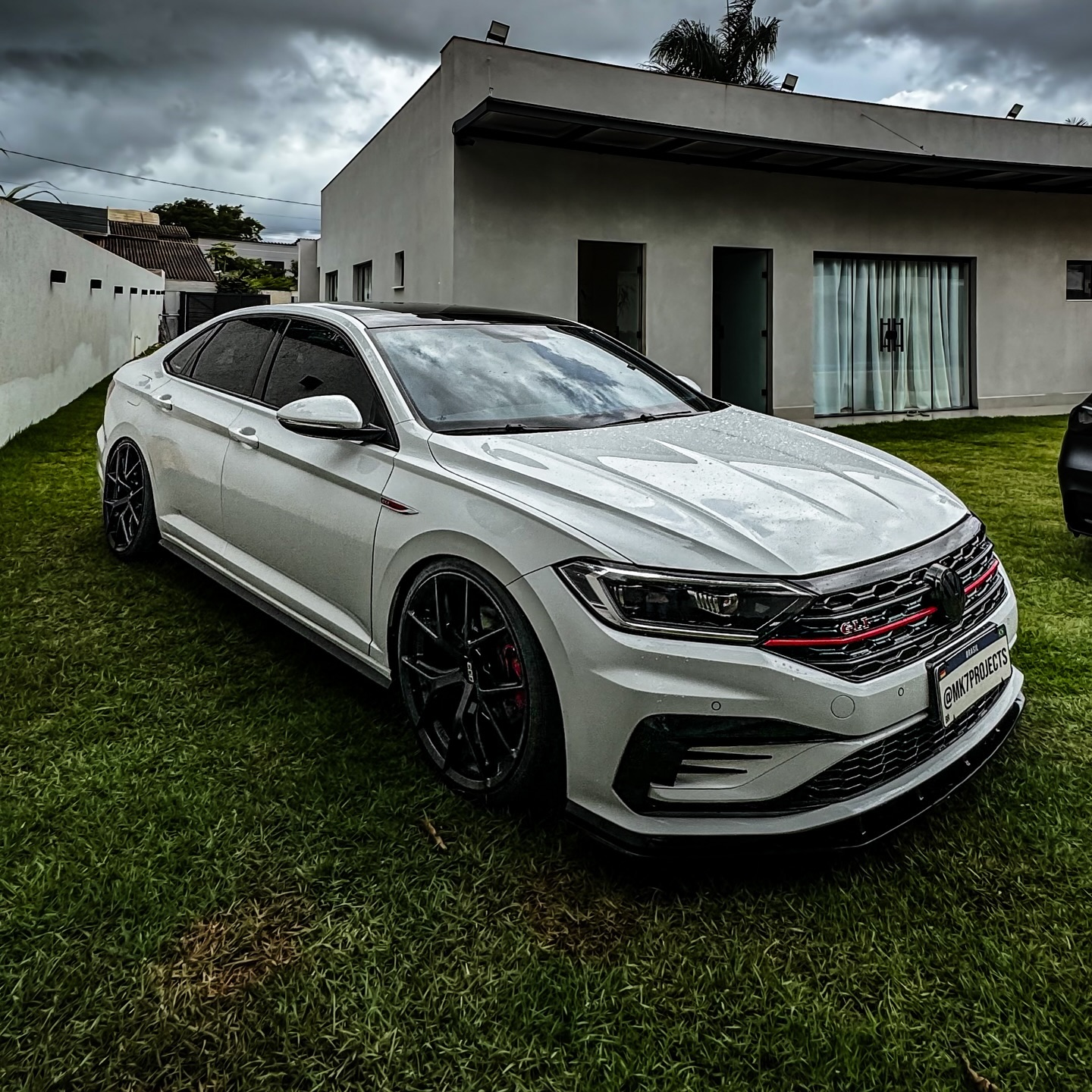 Jetta on 20-inch BBS wheels