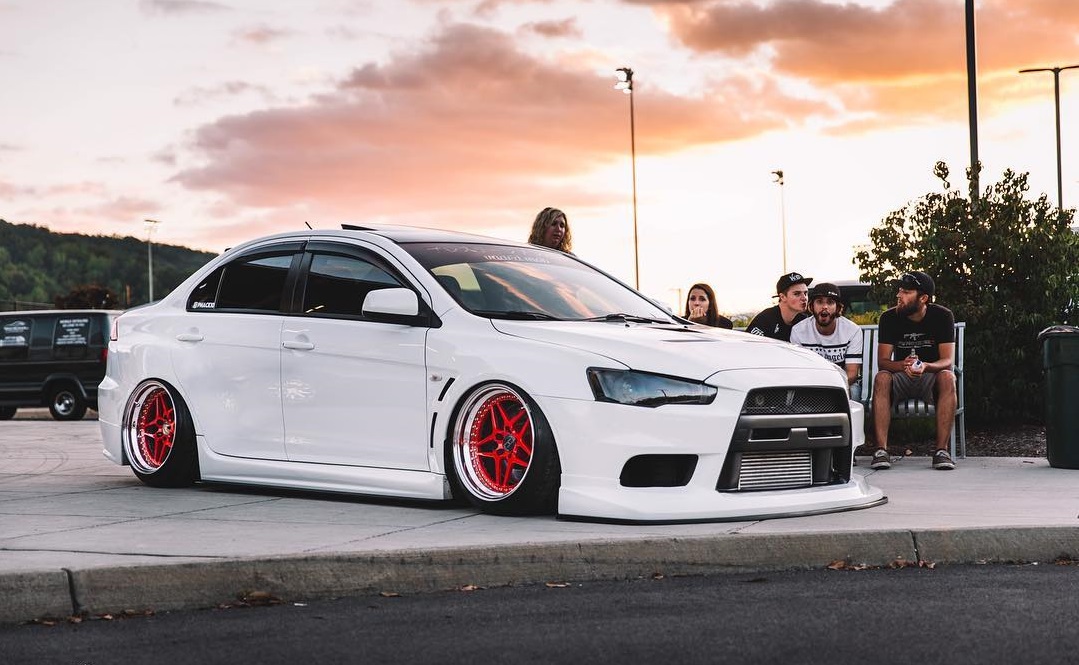 EVO X on air suspension