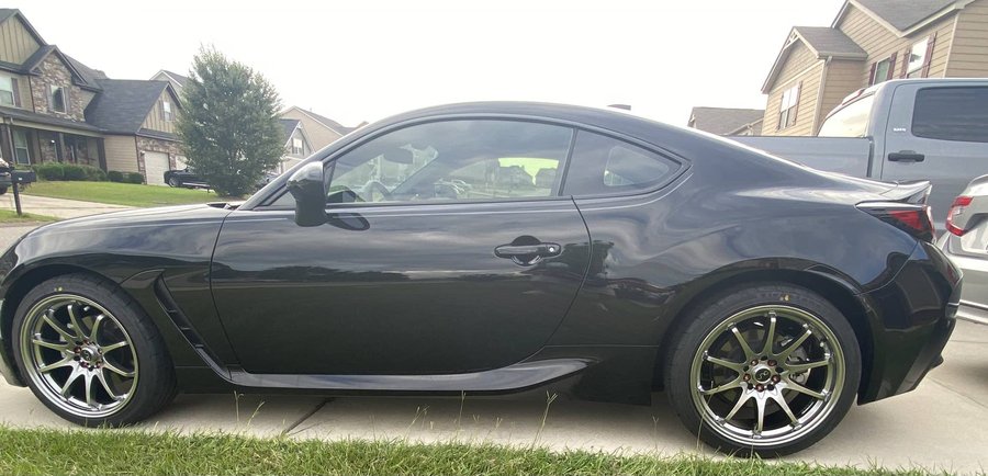 Subaru BRZ aftermarket wheels Subaru BRZ with aftermarket wheels — 5x100mm fitment