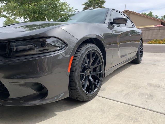 Charger on Voxx Replica hellcat wheels