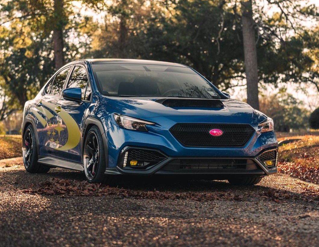 VB WRX with advan racing wheels